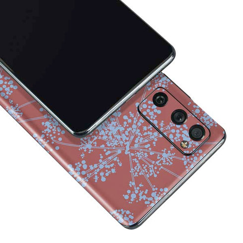 Airy Blue Floral Galaxy S20 Fan Edition Skin